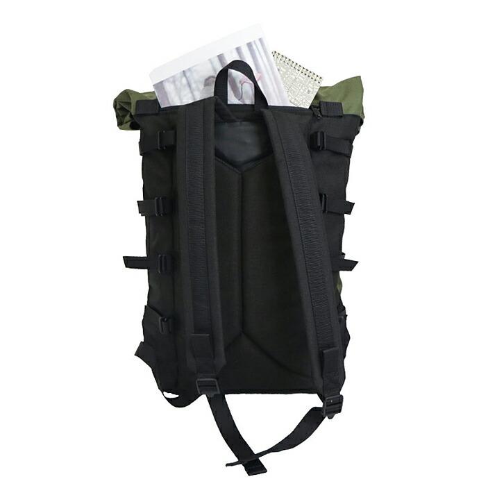 BRAASI INDUSTRY（ブラアシィインダストリー） / リュック メンズ 大きい 大容量 防水 WEBBING - 18L Khaki 耐水ロールトップバックパック カー… |  | 02