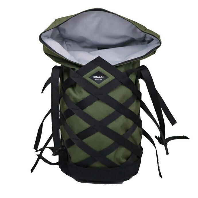 BRAASI INDUSTRY（ブラアシィインダストリー） /リュック メンズ ビジネス 大容量 防水 通勤 通学 バッグ WICKER - 28L Khaki 耐水ロールトップ… |  | 01