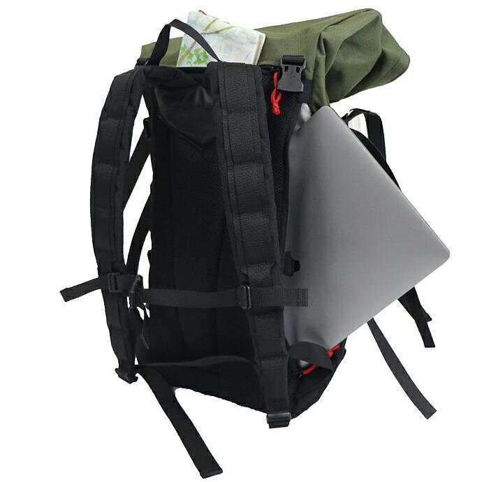 BRAASI INDUSTRY（ブラアシィインダストリー） /リュック メンズ ビジネス 大容量 防水 通勤 通学 バッグ WICKER - 28L Khaki 耐水ロールトップ… |  | 02