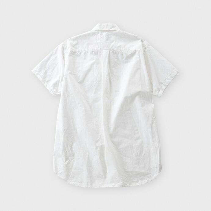 WISLOM / FRANCESC 半袖シャツ - POPLIN ホワイト【送料無料】 | WISLOM | 01