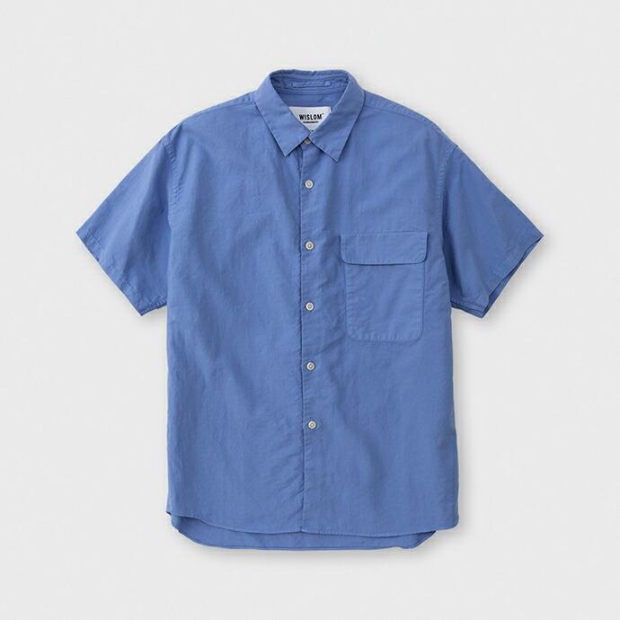 WISLOM / FRANCESC 半袖シャツ - DENSE ライトブルー【送料無料】 | WISLOM