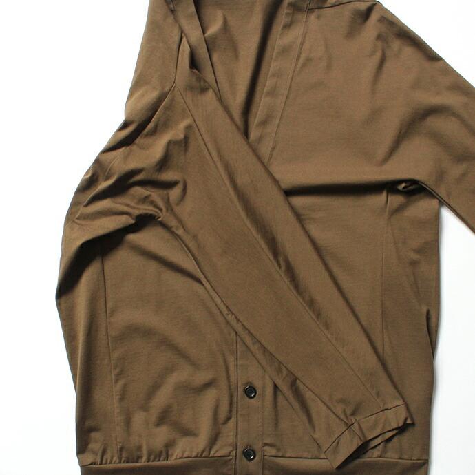 smoothday（スムースデイ）メンズ 60/2 テクノラマ天竺 Vネックカーディガン SN-T056-002 - カーキ  買い回り  買いまわり |  | 04