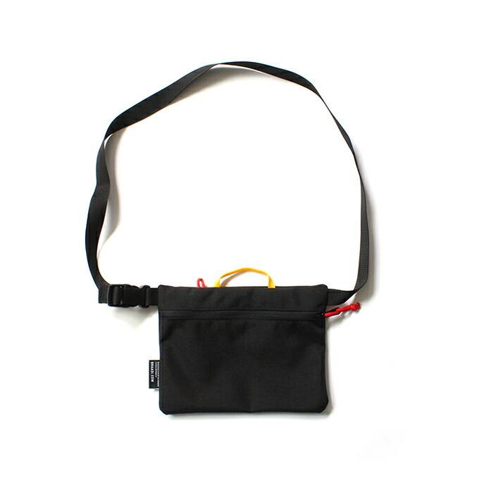 BRAASI INDUSTRY（ブラアシィインダストリー） / メンズ サコッシュ ショルダーバッグ 黒 小さい POUCHE/SACOCHE - Black サコッシュ ブラック … | 