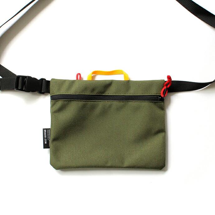BRAASI INDUSTRY（ブラアシィインダストリー） / メンズ サコッシュ ショルダーバッグ 小さいPOUCHE/SACOCHE - Khaki サコッシュ カーキ… |  | 02