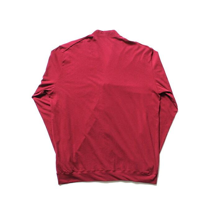 smoothday（スムースデイ）80/1 メンズ コズモラマ ハイゲージ天竺 Vネックカーディガン SN-T054-001 - ボルドー  買い回り  買いまわり | ボルドー | 01