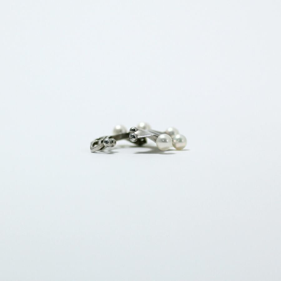 yum. （ヤム） / silver シルバー Wフリル イヤーカフ パール付き / Ec-02a-Ag925 |  | 05