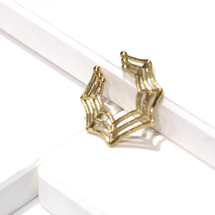 yum. （ヤム） / k18 ゴールド 蜘蛛の巣 ミニ イヤーカフ / Ec-04a-18c |  | 04