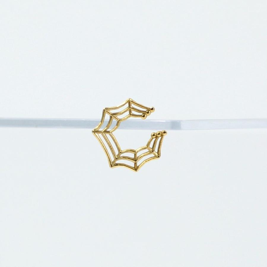 yum. （ヤム） / k18 ゴールド 蜘蛛の巣 ミニ イヤーカフ / Ec-04a-18c |  | 05