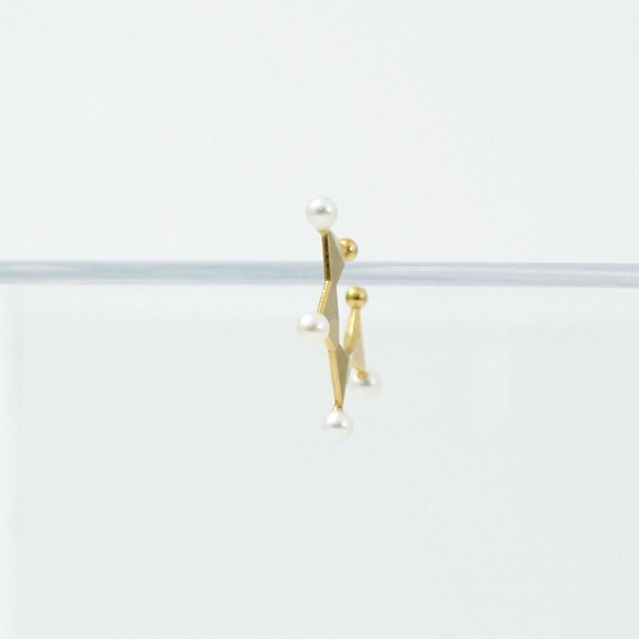 yum. （ヤム） / k18 ゴールド スター ミニ イヤーカフ パール付き / Ec-07a-18c |  | 03