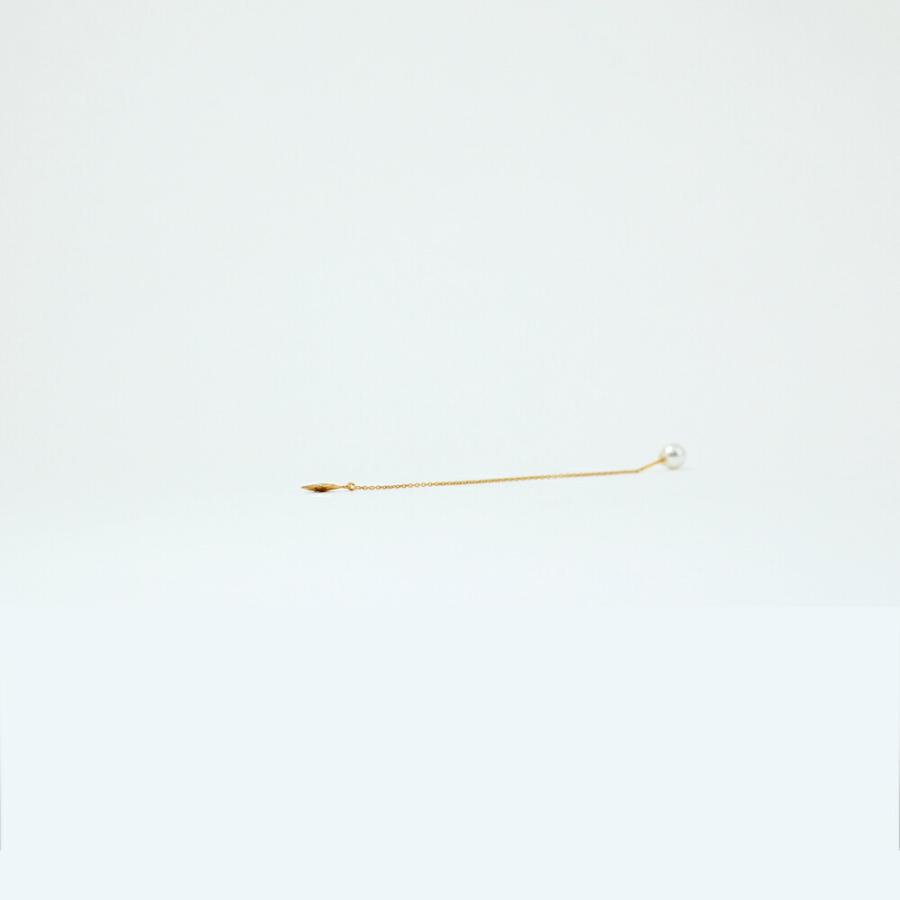 yum. （ヤム） / k18 ゴールド スター キラキラ チェーン ピアス 1 (両耳タイプ) / P-05c-18c | チェーン | 03