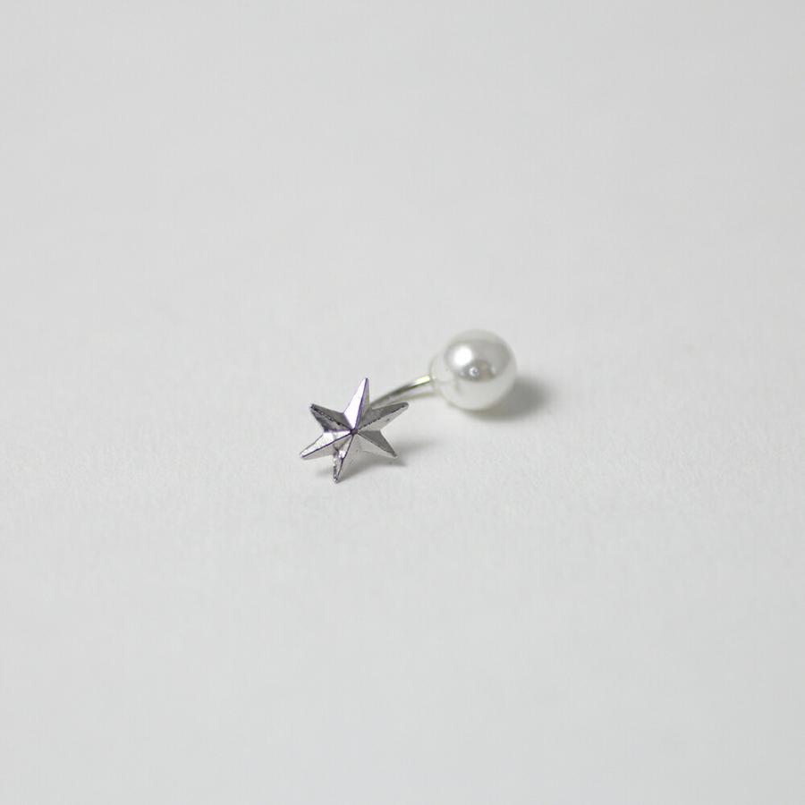 yum. （ヤム） / silver シルバー スター キラキラ パールキャッチ ピアス L (両耳タイプ) / P-09a-Ag925 |  | 01