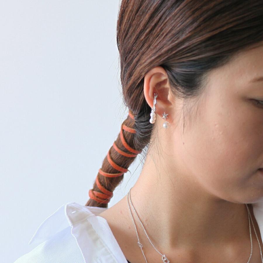 yum. （ヤム） / silver シルバー スター キラキラ パールキャッチ ピアス L (両耳タイプ) / P-09a-Ag925 |  | 05