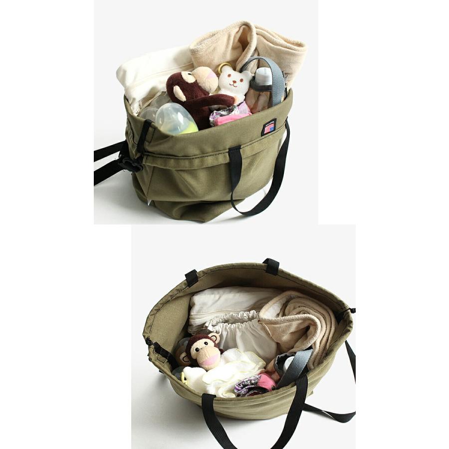 マザーズバッグ ママバッグ 出産祝い ギフト プレゼント おしゃれ 防水 軽量 大容量 ユニセックス 2way 3way 男女兼用 トート ベビー ナイロン … | MADE IN USA | 06