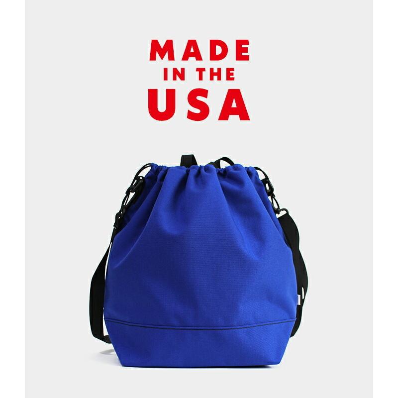 This is…（ディスイズ） /コーデュラドローストリングショルダーバッグ Made in USA - 全6色 撥水 巾着 ブラック ロイヤルブルー ベージュ タ… | MADE IN USA | 02