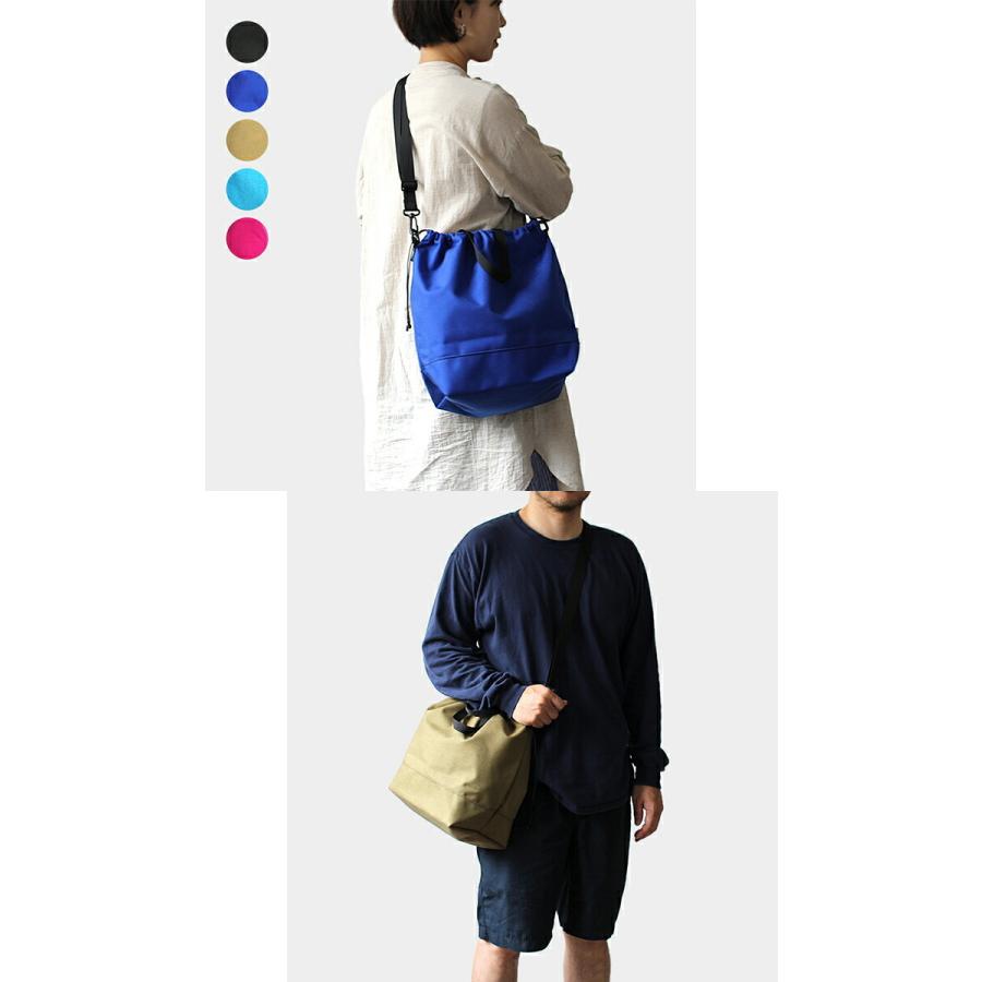 This is…（ディスイズ） /コーデュラドローストリングショルダーバッグ Made in USA - 全6色 撥水 巾着 ブラック ロイヤルブルー ベージュ タ… | MADE IN USA | 04