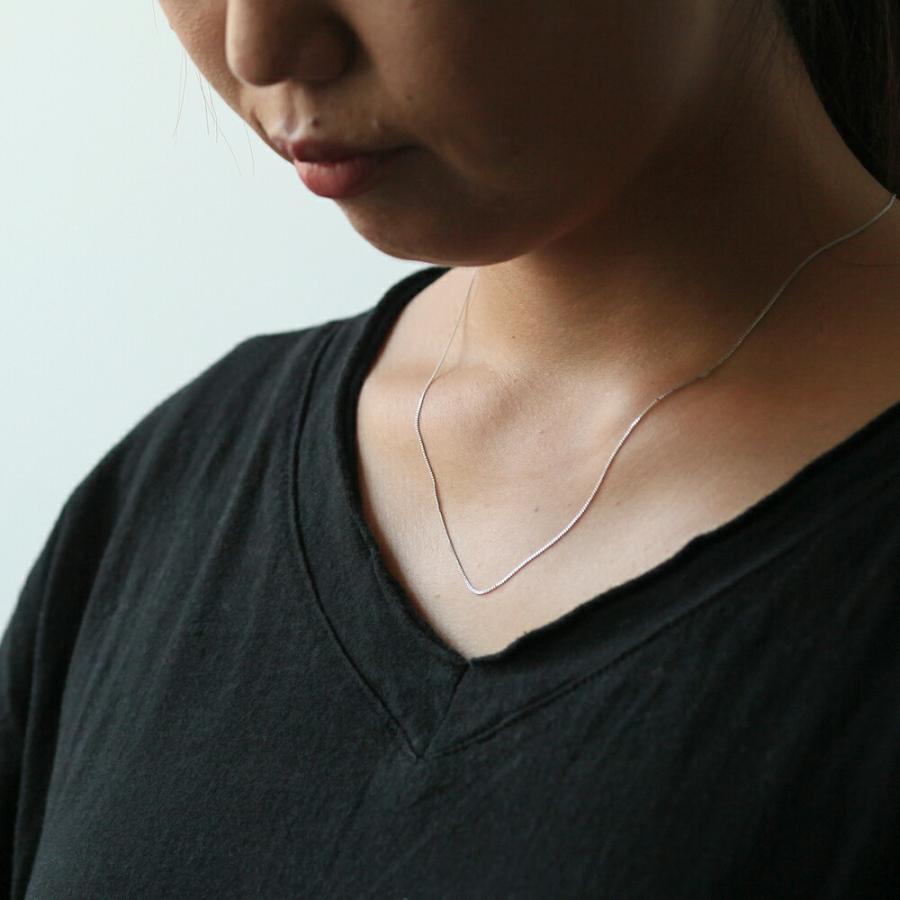 UNKNOWN. (アンノウン) / k18WG U101 VENETIAN チェーン ネックレス - ホワイトゴールド レディース メンズ ユニセックス ギフト プレゼント ア… | UNKNOWN. | 05