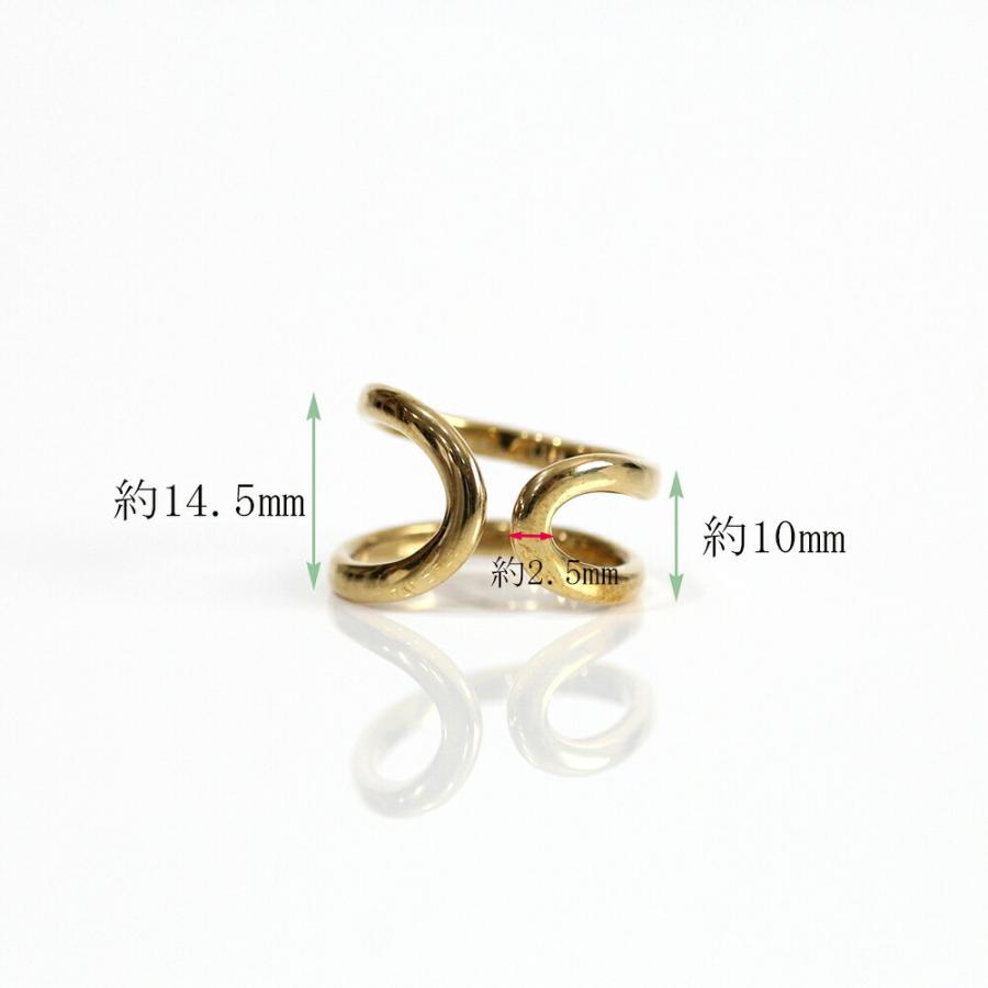 UNKNOWN. (アンノウン) / U532 CLIP リング - 真鍮 HIGH QUALITY LINE レディース メンズ ユニセックス ギフト プレゼント アクセサリー 指輪 … | UNKNOWN. | 08