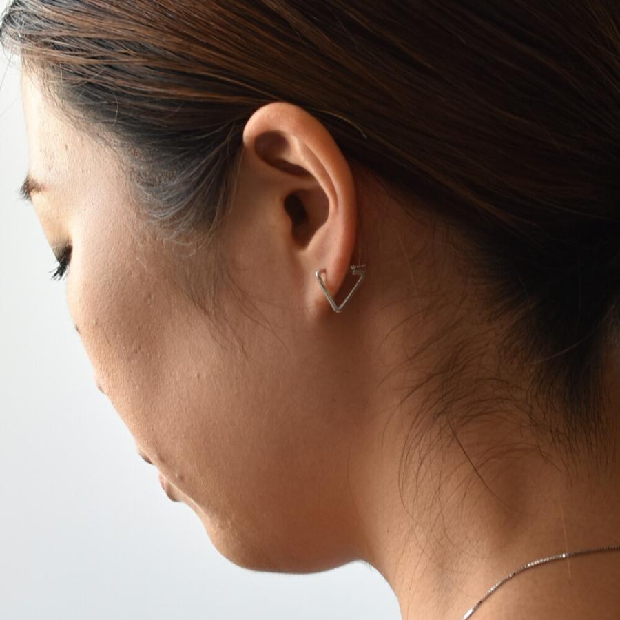 UNKNOWN. (アンノウン) / silver925 U349 SANKAKU ピアス - シルバー (片耳タイプ) レディース メンズ ユニセックス ギフト プレゼント アクセ… | UNKNOWN. | 10