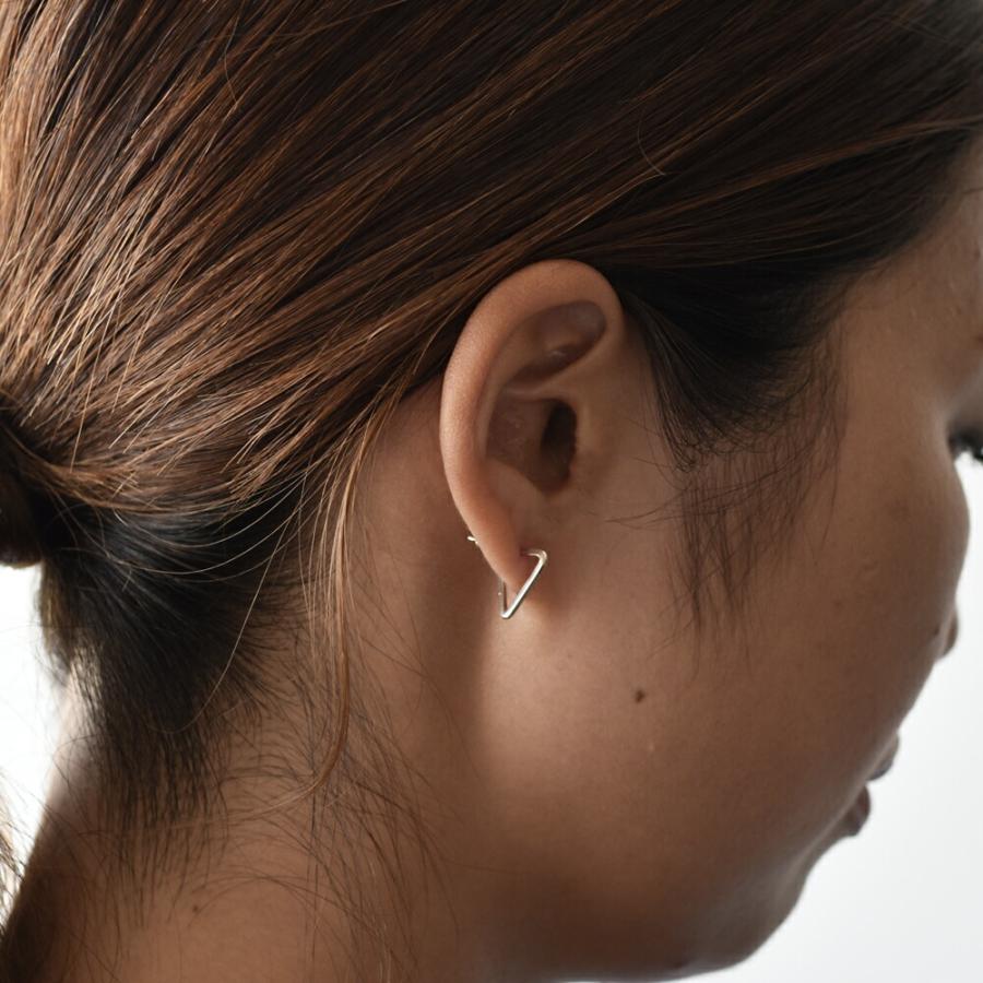 UNKNOWN. (アンノウン) / silver925 U349 SANKAKU ピアス - シルバー (片耳タイプ) レディース メンズ ユニセックス ギフト プレゼント アクセ… | UNKNOWN. | 09