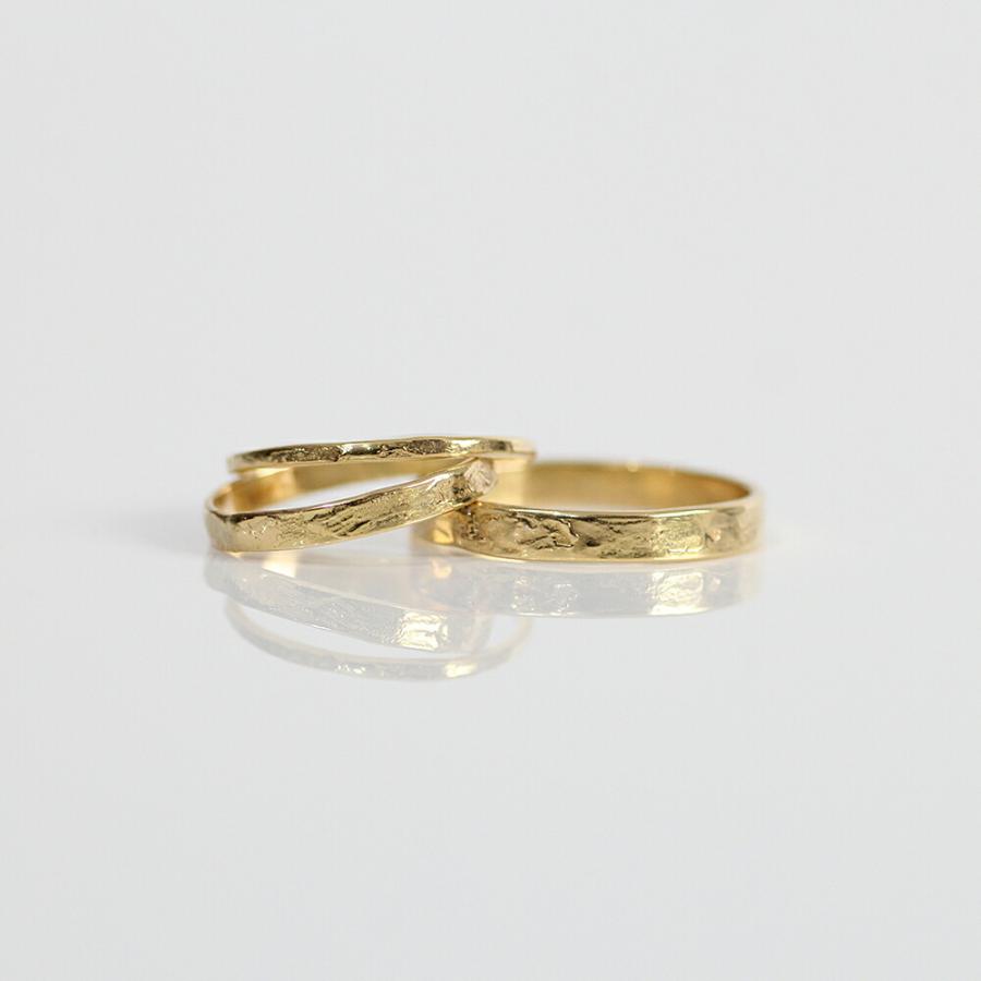 イロンデール エペパン hirondelle et pepin / h-r-8-8-213 k18 メルテッドリング L レディース 指輪 ギフト プレゼント 記念日 アクセサリー … | hirondelle | 02