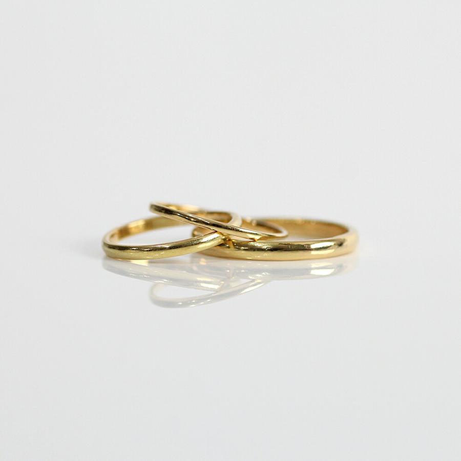 イロンデール エペパン hirondelle et pepin / hr-317 k18 甲丸プレーンリング L レディース 指輪 ギフト プレゼント 記念日 アクセサリー ジュ… | hirondelle | 02