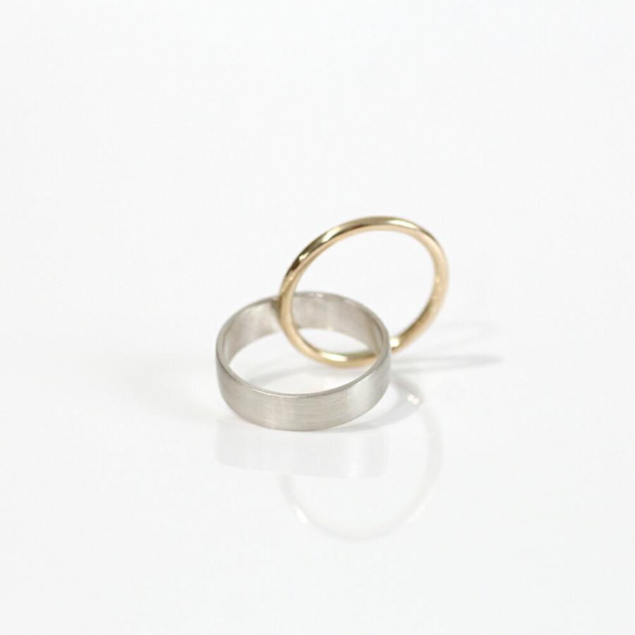 siki (シキ) / SK-R44-K10YG-SV / silver k10 バイカラーリンクリング |  | 03