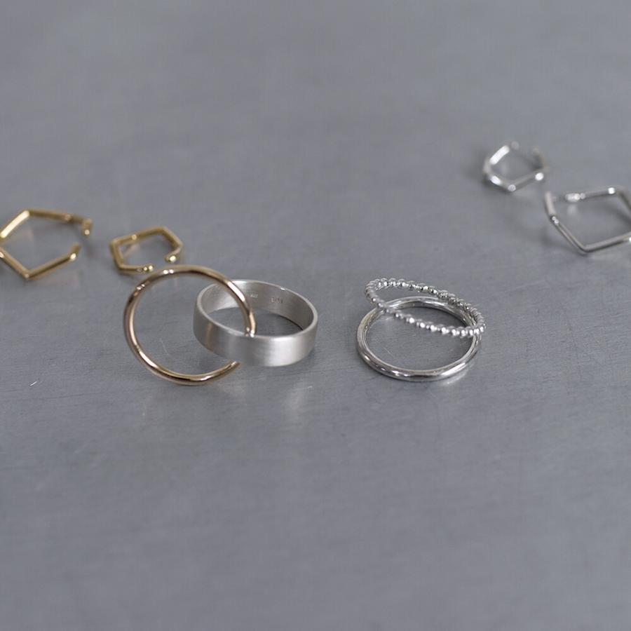 siki (シキ) / SK-R44-K10YG-SV / silver k10 バイカラーリンクリング |  | 06