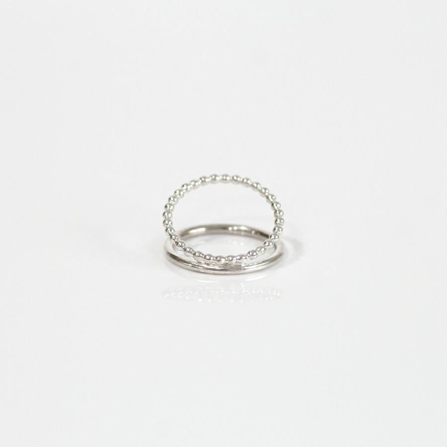 siki (シキ) / SK-R45-SV / silver シルバードットダブルリング |  | 04