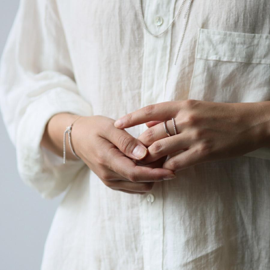 siki (シキ) / SK-R45-SV / silver シルバードットダブルリング |  | 07