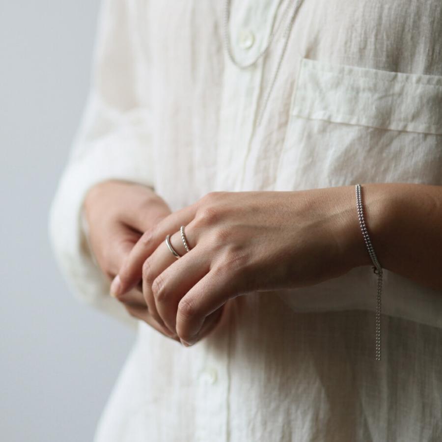 siki (シキ) / SK-R45-SV / silver シルバードットダブルリング |  | 08