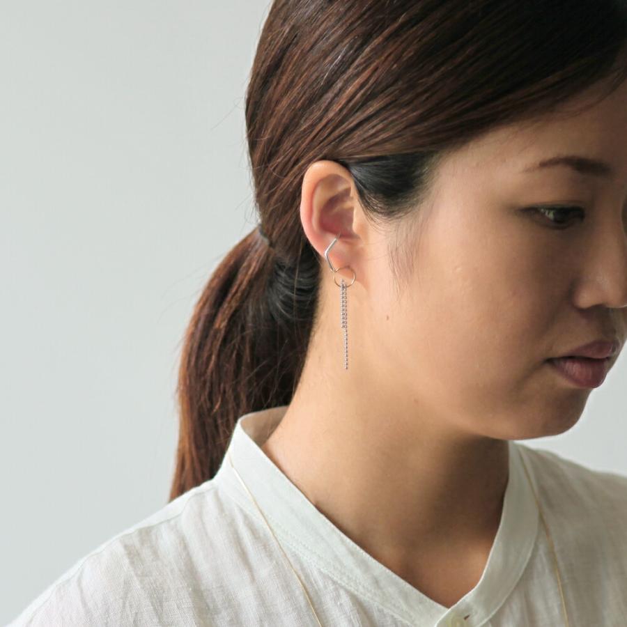 siki (シキ) / NNK-EC01L-SV / silver 七角形イヤーカフ - シルバー L |  | 08