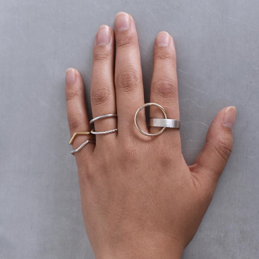 siki (シキ) / NNK-EC01L-SVGP / 七角形イヤーカフ - ゴールド L |  | 08