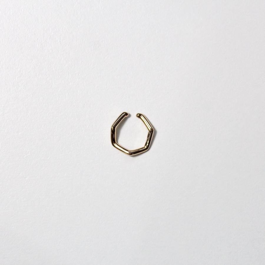 siki (シキ) / NNK-EC01S-SVGP / 七角形イヤーカフ - ゴールド S | 