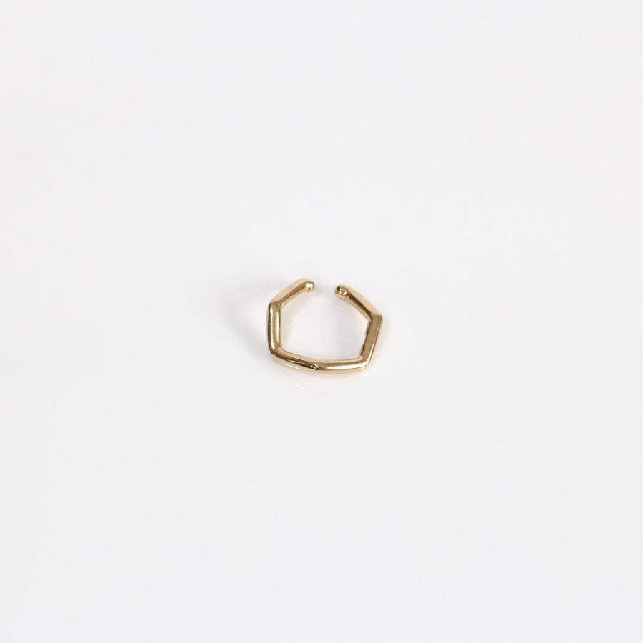 siki (シキ) / NNK-EC01S-SVGP / 七角形イヤーカフ - ゴールド S |  | 02