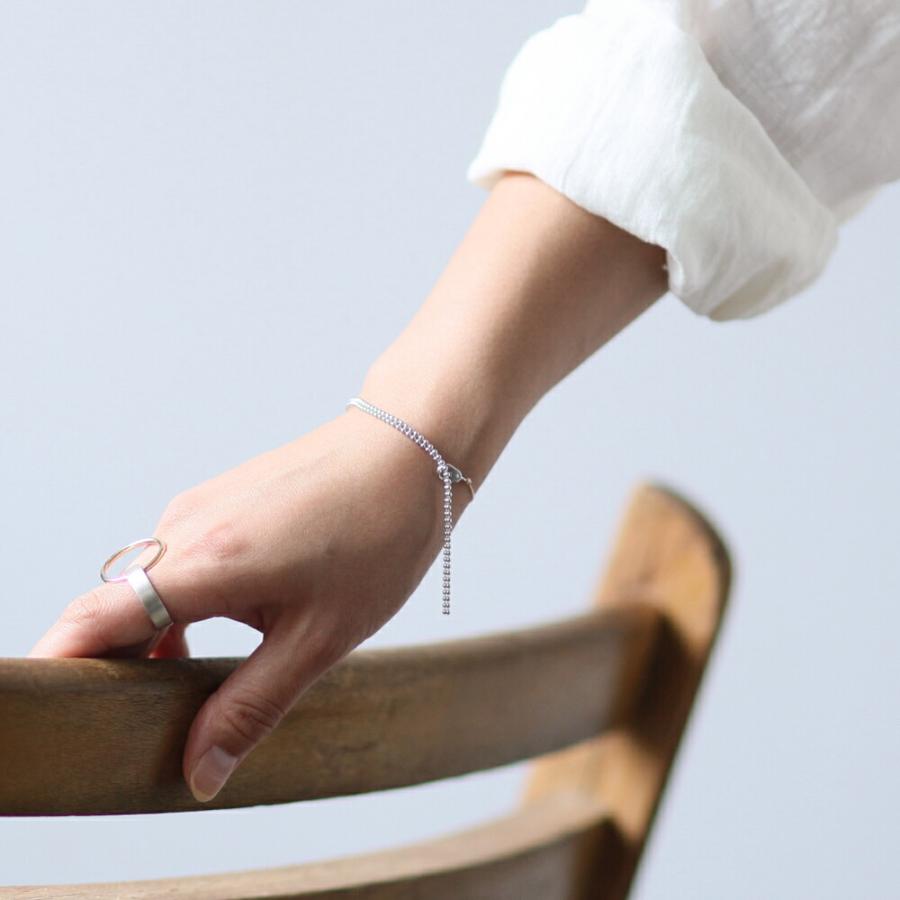 siki (シキ) / SK-B01-K10YG-SV / silver k10 バイカラー スルーチェーンブレスレット |  | 01