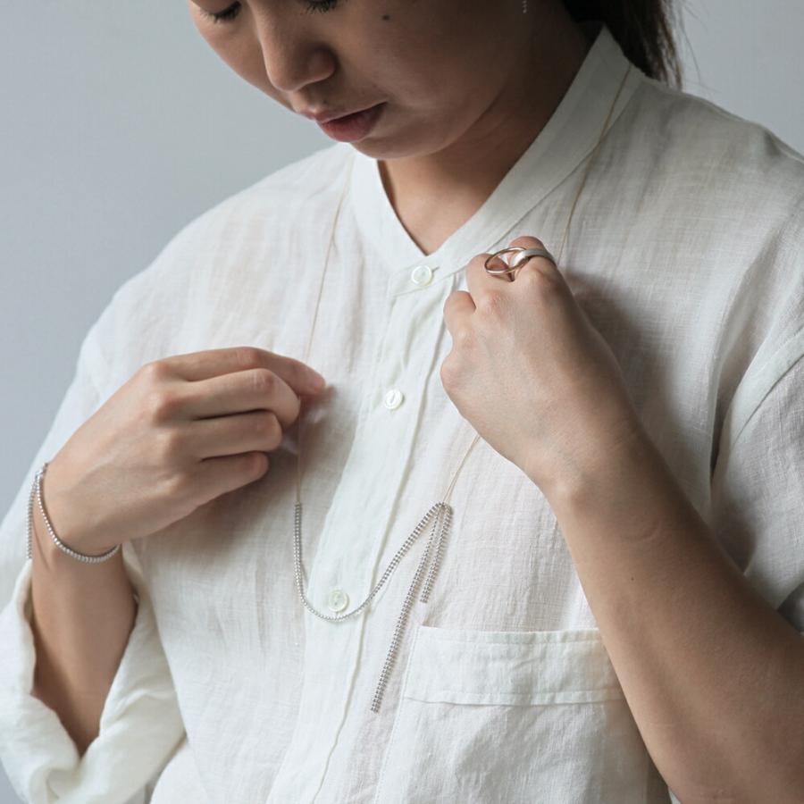 siki (シキ) / SK-N15-SV-K10YG / silver k10 バイカラー スルーチェーンネックレス |  | 11