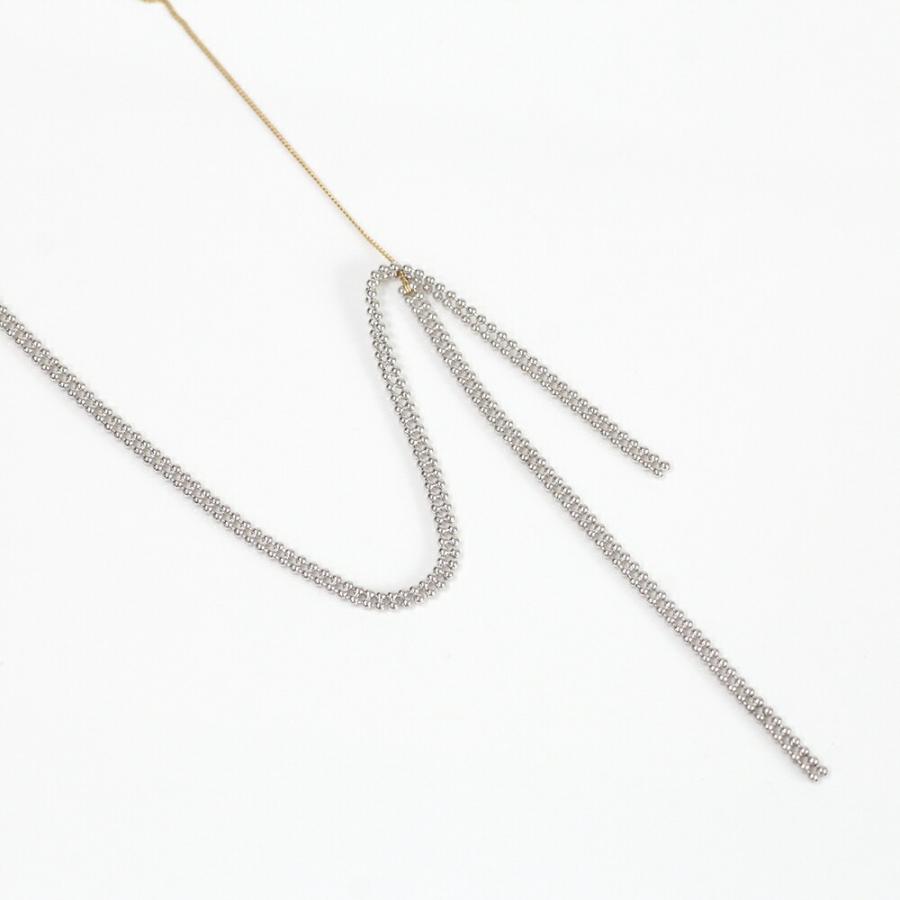 siki (シキ) / SK-N15-SV-K10YG / silver k10 バイカラー スルーチェーンネックレス |  | 02