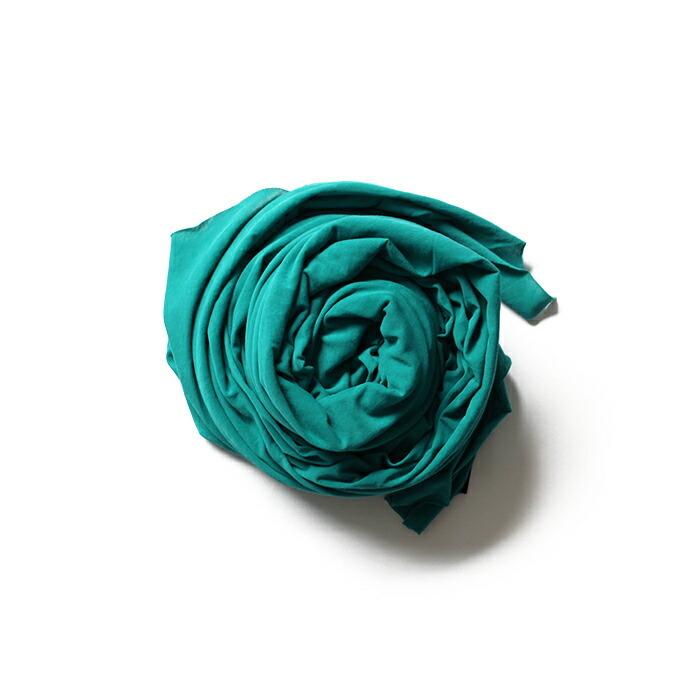 smoothday（スムースデイ）ユニセックス 80/1 コズモラマ ハイゲージ天竺 カットオフストール SO-A001-005 - エメラルド  買い回り  買いまわり |  | 02