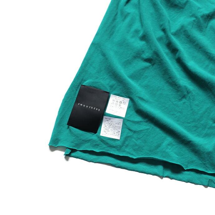 smoothday（スムースデイ）ユニセックス 80/1 コズモラマ ハイゲージ天竺 カットオフストール SO-A001-005 - エメラルド  買い回り  買いまわり |  | 03