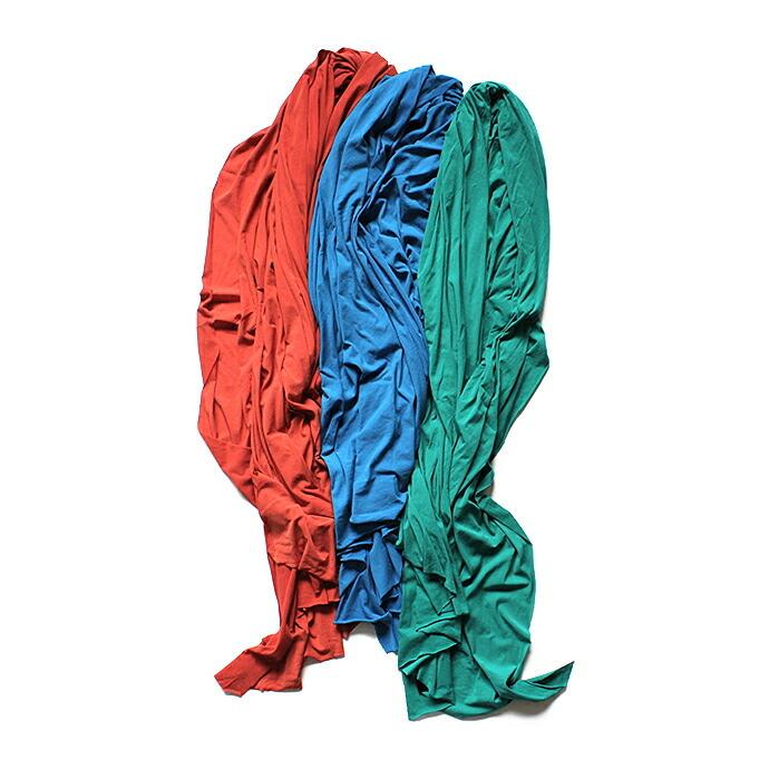 smoothday（スムースデイ）ユニセックス 80/1 コズモラマ ハイゲージ天竺 カットオフストール SO-A001-005 - エメラルド  買い回り  買いまわり |  | 04