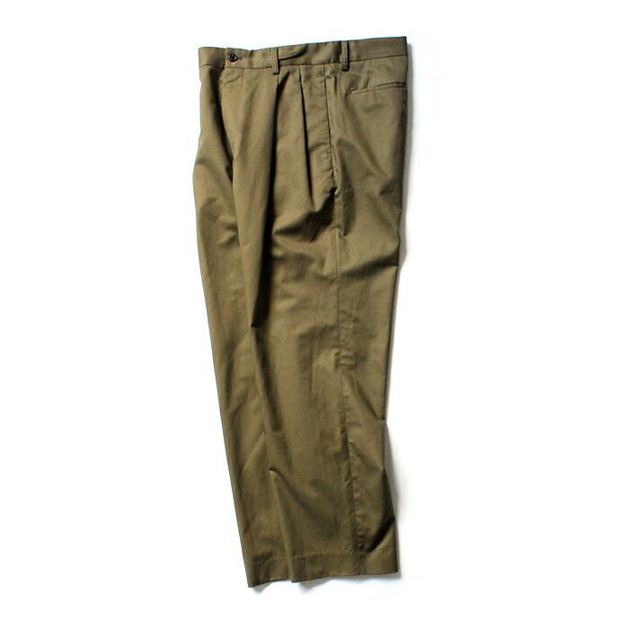 THEE（シー）/ high-rise wide trousers ハイウエストワイドトラウザーズ HT-PT-02-B Olive   買い回り 買い周り 買いまわり ポイント消化 |  | 04
