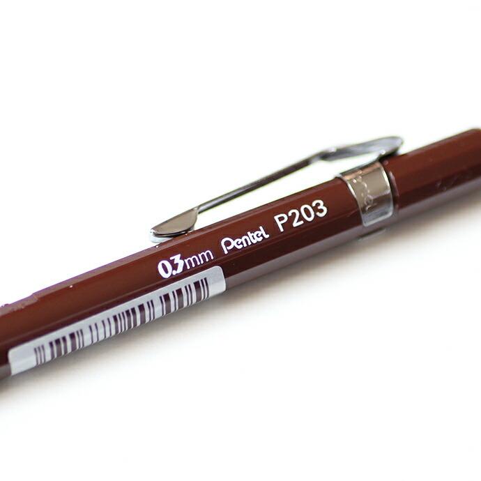 Pentel / P203 シャープペンシル 日本未発売 0.3mm ブラウン | ぺんてる | 03