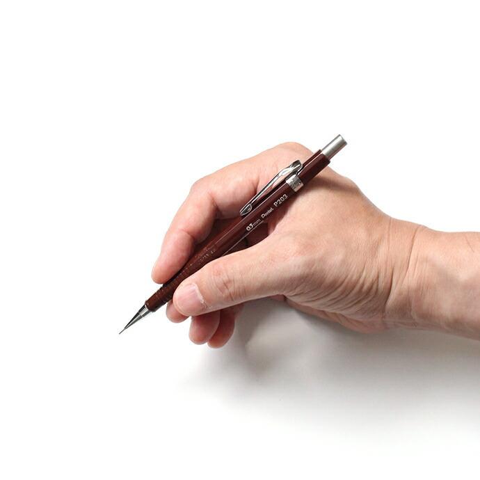 Pentel / P203 シャープペンシル 日本未発売 0.3mm ブラウン | ぺんてる | 09