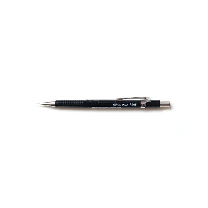 Pentel / P205 シャープペンシル 日本未発売 0.5mm ブラック・バーガンディ・グリーン | ぺんてる | 01