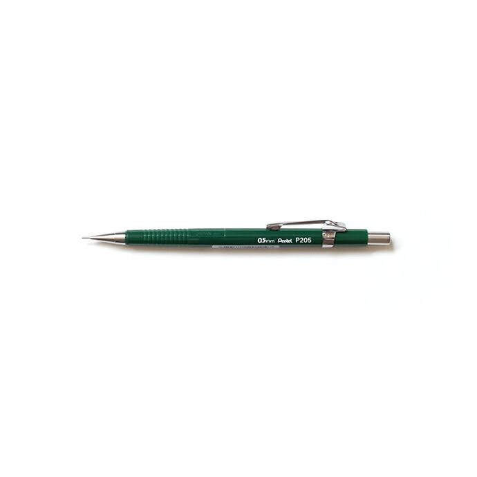 Pentel / P205 シャープペンシル 日本未発売 0.5mm ブラック・バーガンディ・グリーン | ぺんてる | 10