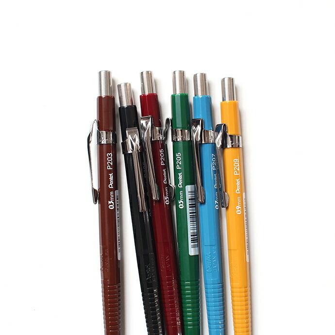 Pentel / P209 シャープペンシル 日本未発売 0.9mm イエロー | ぺんてる | 12