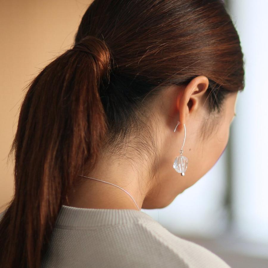 sinc シンク フックピアス クリア ( 片耳タイプ )  sinc_pc_002 スウィング ピアス レディース シンプル 大人 上品 綺麗 ギフト アクセサリー お祝い 贈り物 … |  | 03