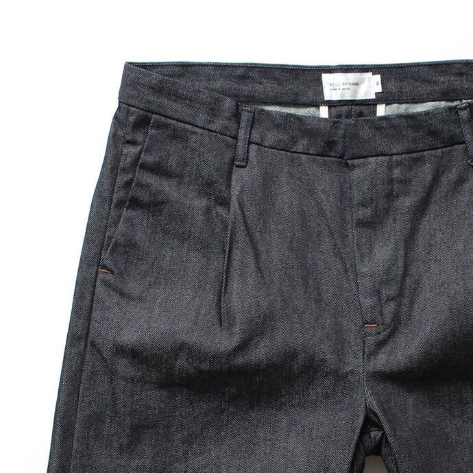 STILL BY HAND（スティル バイ ハンド）DN0393 ワンタックデニム