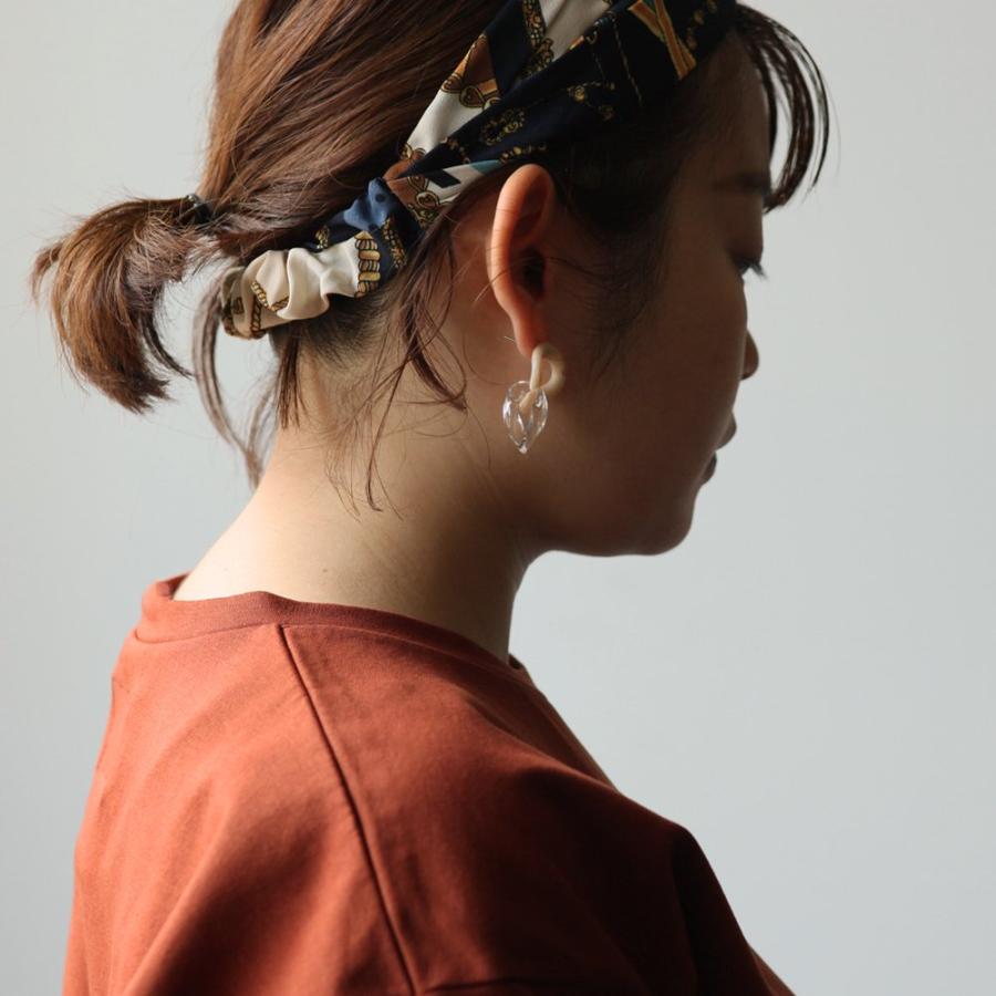 sinc シンク チェーンピアス  ベージュ×クリア (片耳タイプ)  sinc_pc_003 スウィング ピアス レディース シンプル 大人 上品 綺麗 ギフト アクセサリー お祝… |  | 06