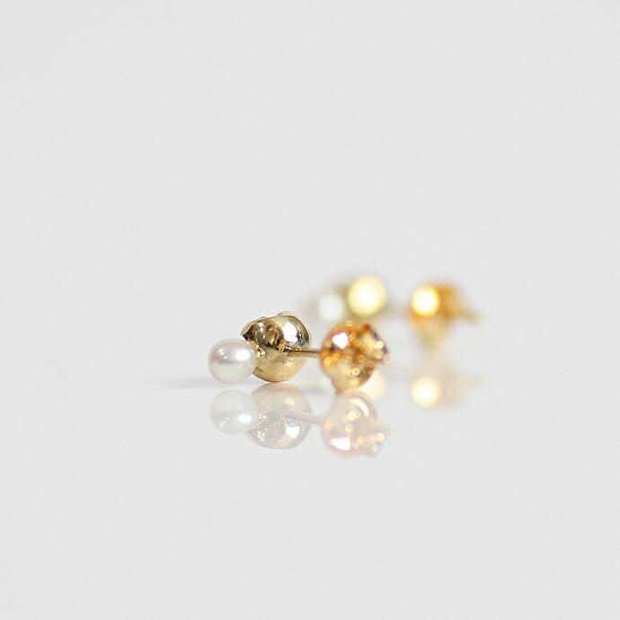 sinc（シンク） / k18 原石ダイヤモンド ピアス - イエロー (パール付き) レディース シンプル 大人 上品 綺麗 プレゼント ギフト 贈り物 アクセサリー ジュエ… |  | 06